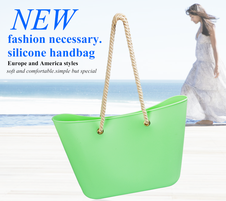 Professional Production Waterproof Silicone Beach Bag Tote