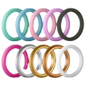 3MM Silicone Wedding Rings For Women